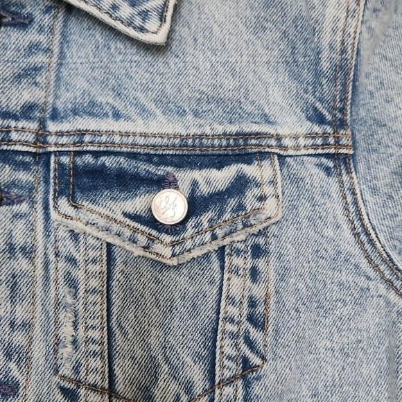 LOVERS + FRIENDS Distressed Jean Jacket - Picture 6 of 16